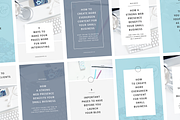Olivia Pinterest Templates, a Social Media Template by Coded Creative (Thumbnail 5 of 6)
