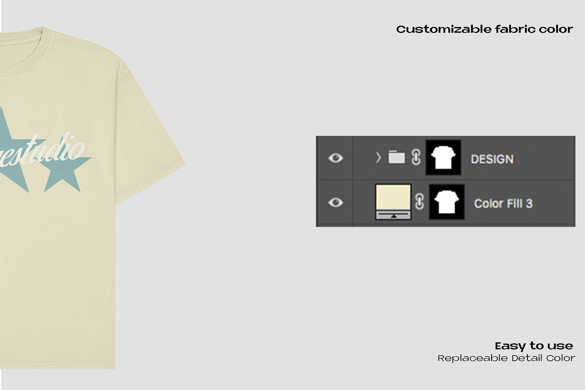 T-SHIRT MOCKUP, an Apparel Mockup by Voyage Studio (Photo 4 of 4)