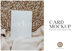 Card Mockup 8x10