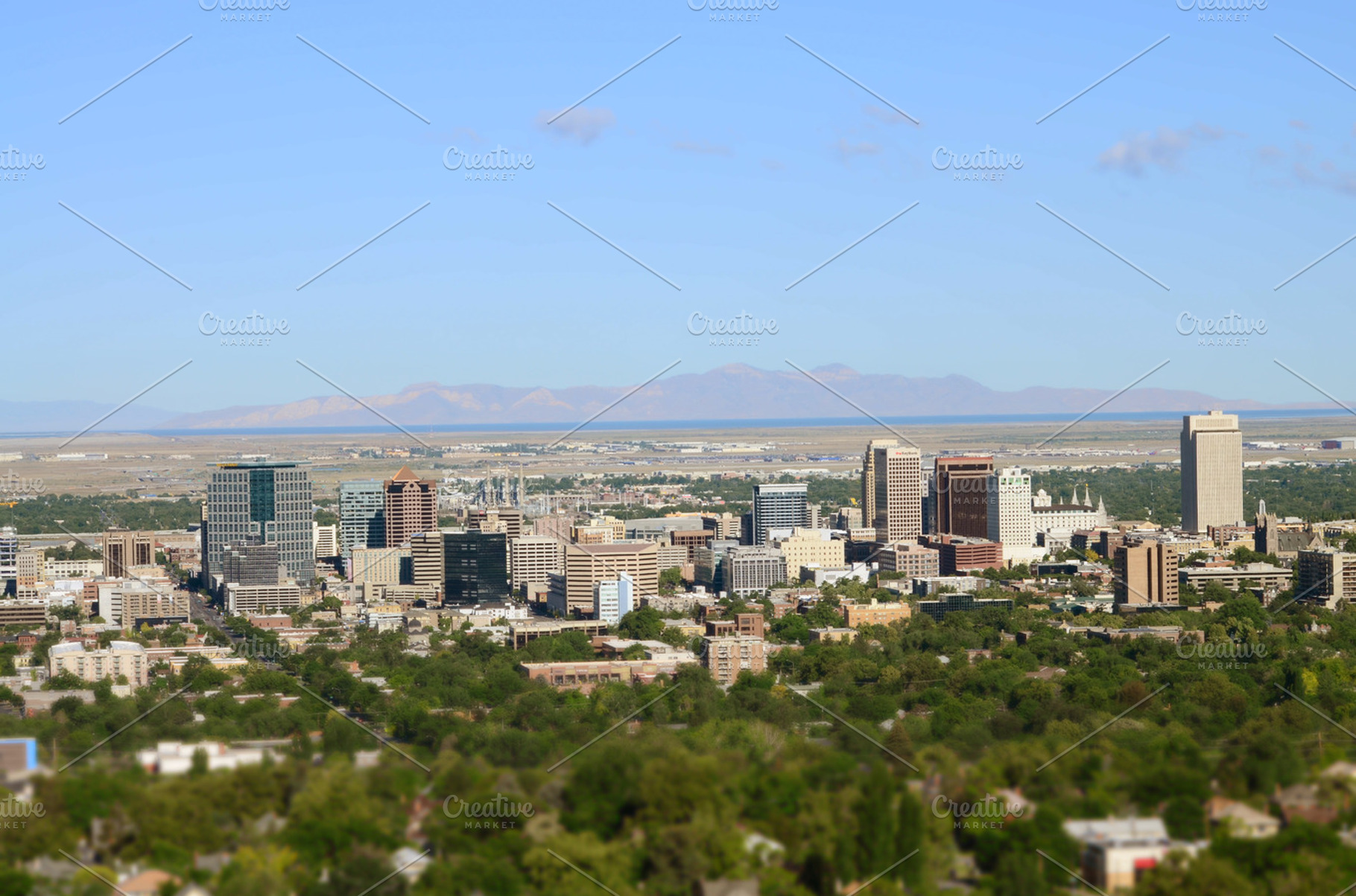 Miniature Salt Lake City Ut Skyline