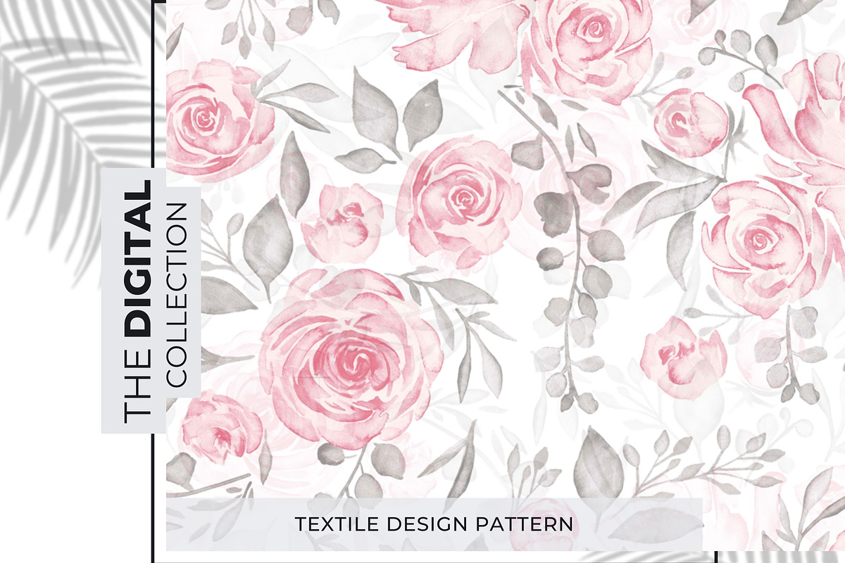 Seamless background, floral pattern, a Decorative Illustration by pixel stock ( pattern ) (Photo 2 of 3)