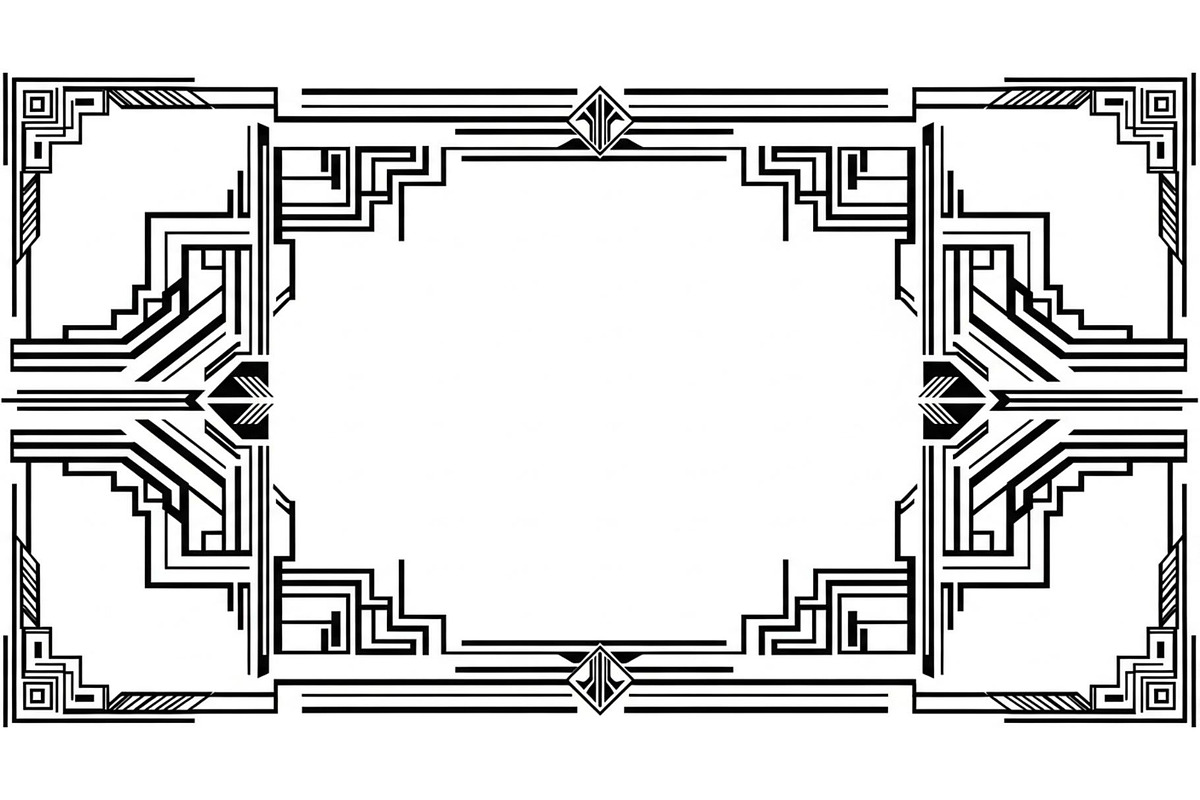 Art Deco Frame SVG Bundle, an Illustration by Gaye Art (Photo 29 of 31)