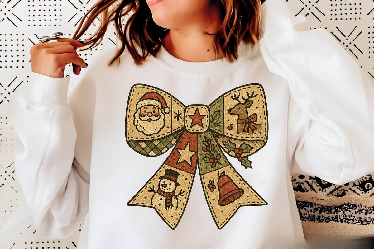 Patchwork Cozy Coquette Christmas Bo, an Illustration by Libby Wishes (Photo 5 of 6)