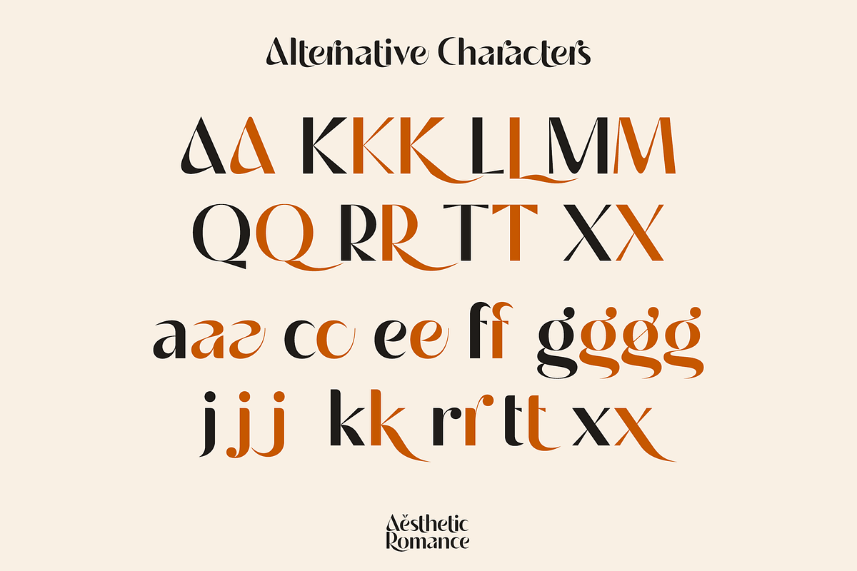 Aesthetic Romance, a Sans Serif Font by Sign Studio (Photo 11 of 16)