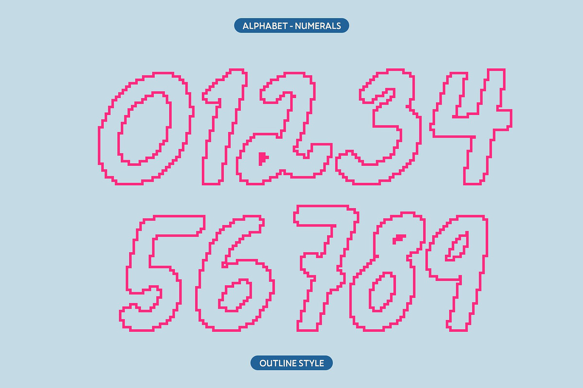 CS Easton Pixel, a Handwritten Font by Craft Supply Co. (Photo 7 of 8)