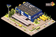 Vector isometric world map elements, an Object Illustration by tele52 (Thumbnail 25 of 39)