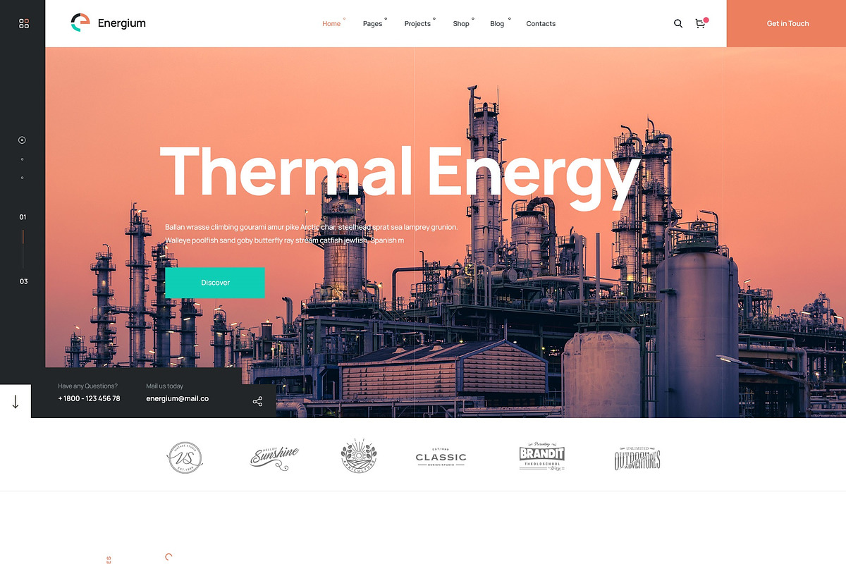 Alternative & Renew Energy WP Theme preview 4