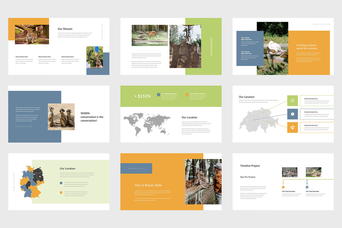Ugira : Wildlife Care Google Slides, a Presentation Template by Punkl Camp (Photo 3 of 9)