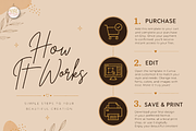 Wildflower Birthday Thank You Canva, a Marketing Template by KennedyStudio (Thumbnail 4 of 6)