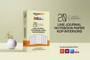 Notebook Journal Paper KDP Interiors