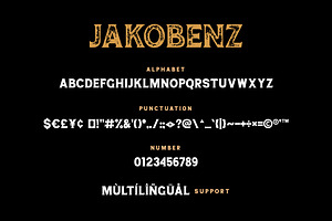 Jakobenz - Vintage Serif Font