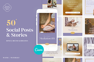 WATERLILY / Social Templates CANVA