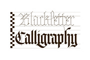 JA Gothic Textura Font, a Blackletter Font by Jackson Alves Shop (Thumbnail 2 of 6)