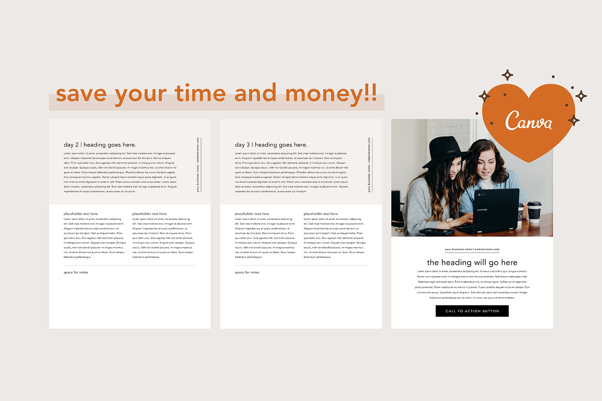 3 Day Challenge Lead Magnet | Canva, a Magazine Template by molly ho studio (Photo 3 of 5)