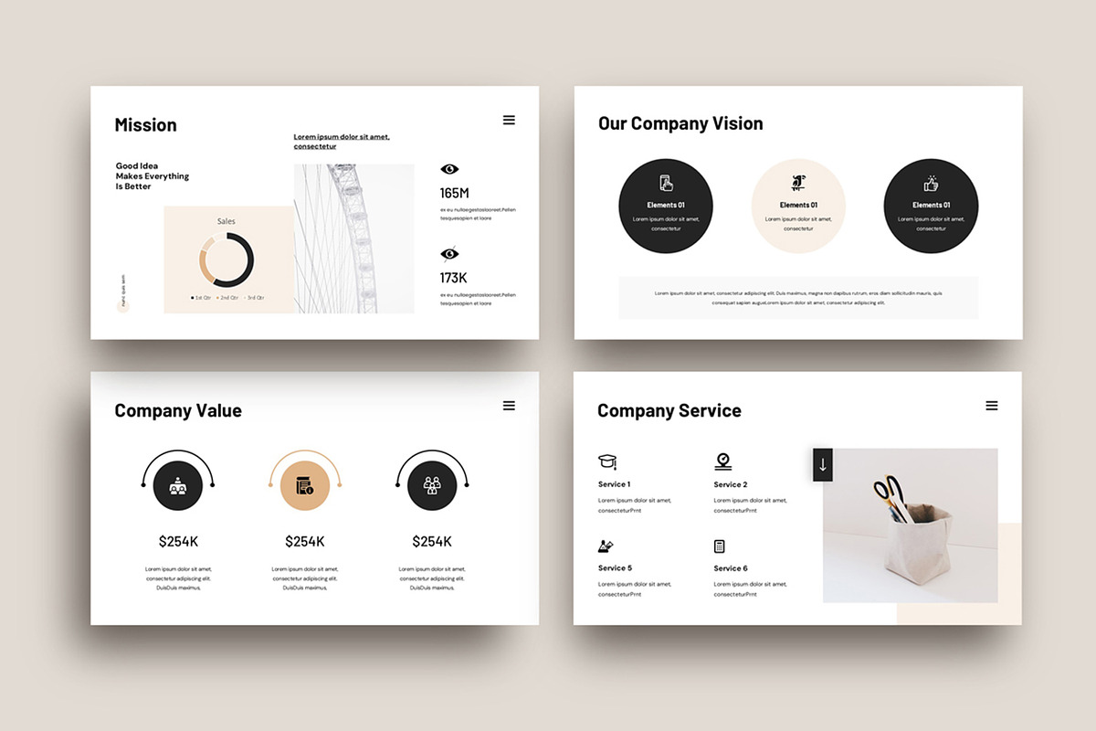 Business Plan Presentation Template, a Presentation Template by Dream-Lab (Photo 4 of 7)