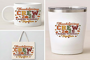 Thanksgiving Crew PNG Friendsgiving, an Object Graphic by Digi_Design_World (Thumbnail 4 of 4)