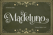 Madelyno - Vintage Serif, a Serif Font by Luna Shop (Thumbnail 1 of 8)