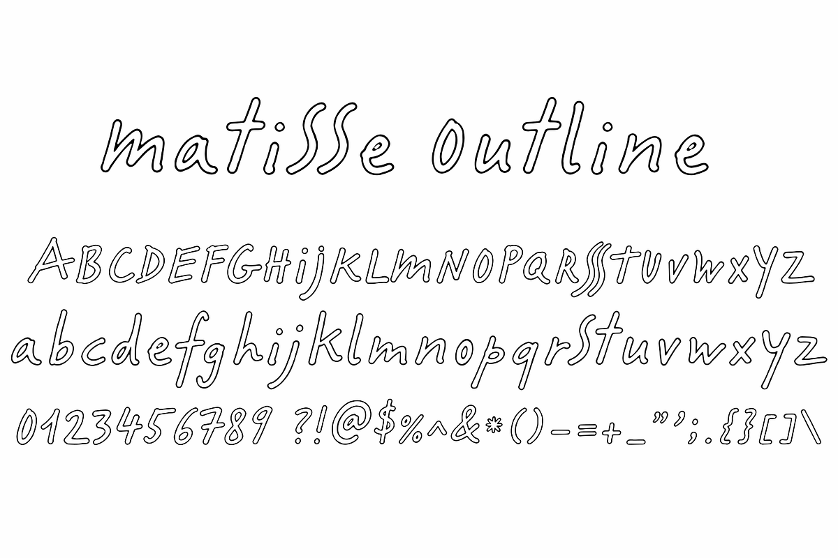 Matisse - Expressive Font, a Handwritten Font by Lilithcollageart (Photo 11 of 14)