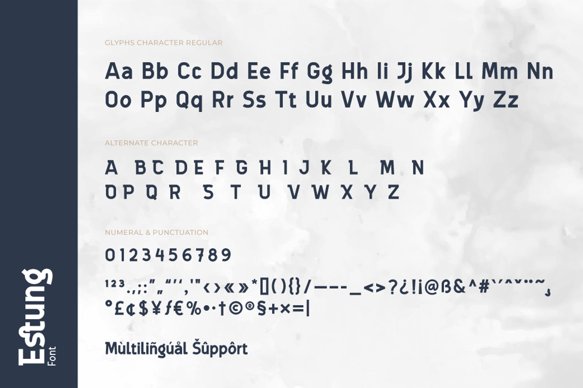 Estung, a Sans Serif Font by twinstd (Photo 6 of 11)