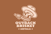 Outback Brisket Logo Template, a Branding & Logo Template by Kreasi Malam (Thumbnail 4 of 5)