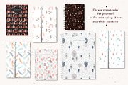 BIG SET of winter boho patterns, a Pattern Graphic by Vera●Suleimanova (Thumbnail 13 of 14)