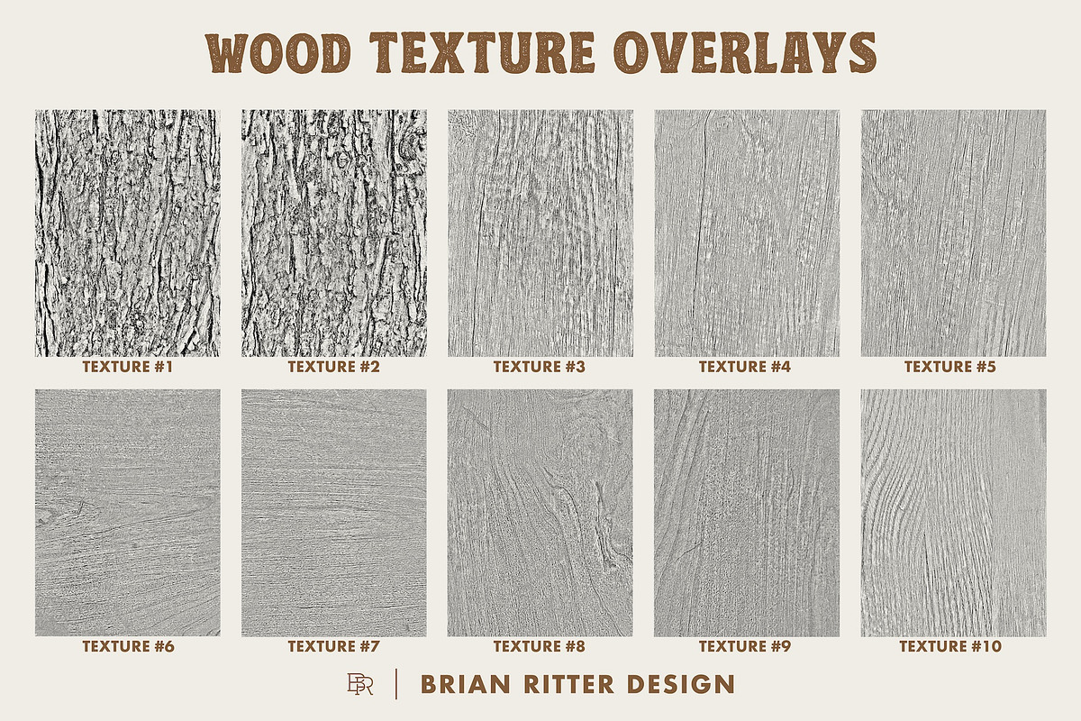 Wood Texture Overlays, a Texture Graphic by Brian Ritter Design (Photo 7 of 11)