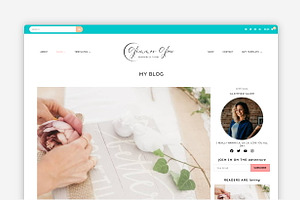 Glimmer Glow - WordPress Blog Theme