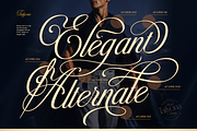 Tailyona, a Script Font by Burntilldead (Thumbnail 9 of 12)