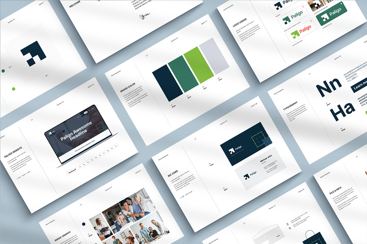 Brand Guidelines, a Brochure Template by S A N D Y (Photo 7 of 15)