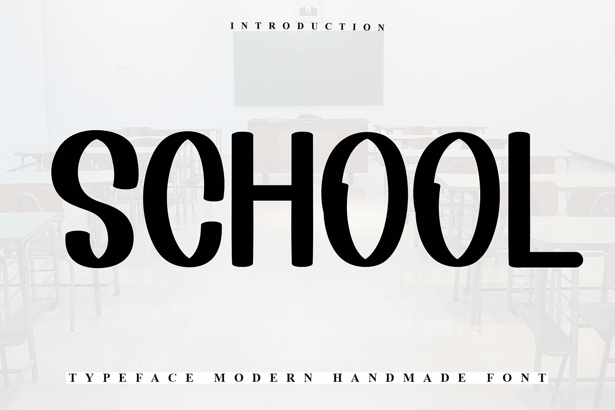 School, a Sans Serif Font by InermediaSTUDIO (Photo 1 of 7)