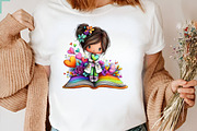 Whimsical Cute Teacher Clipart, a Seasonal Illustration by CreationArt (Thumbnail 6 of 7)