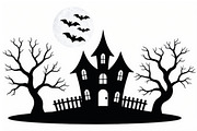 Spooky Haunted House Bundle, an Illustration by Designs_River (Thumbnail 3 of 9)