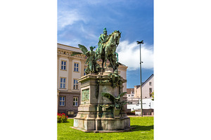 Monument to Kaiser-Wilhelm-Denkmal in Dusseldorf, Germany, an Architecture Photo by Leonid Andronov