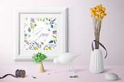 Rustic Watercolor Floral Set, an Illustration by Catherine Wheel (Thumbnail 3 of 11)