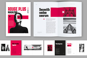 Modern A4 Magazine Template, a Print Template by McLittle Stock