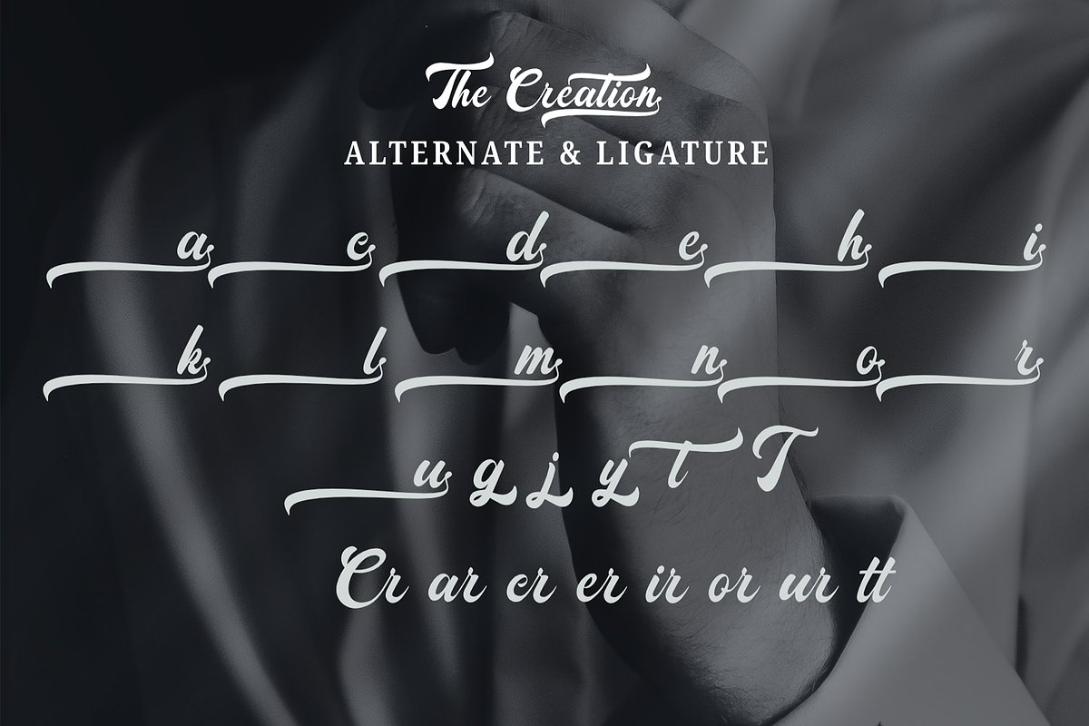 The Creation Script Bold Font, a Script Font by Jaruka (Photo 4 of 10)