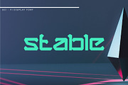 stable logo font, a Font by WAP (Thumbnail 1 of 6)