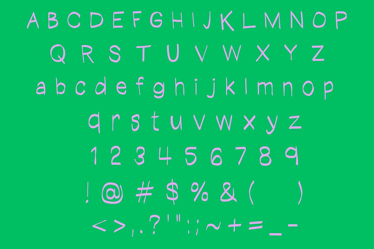 Arizona Sun a slightly wobbly Serif, a Handwritten Font by Eryn Rose Design (Photo 11 of 13)