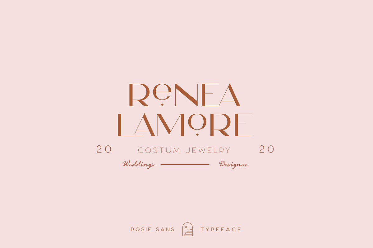 Rosie Sans - Gorgeous Typeface, a Sans Serif Font by Kaligra.co (Photo 23 of 44)
