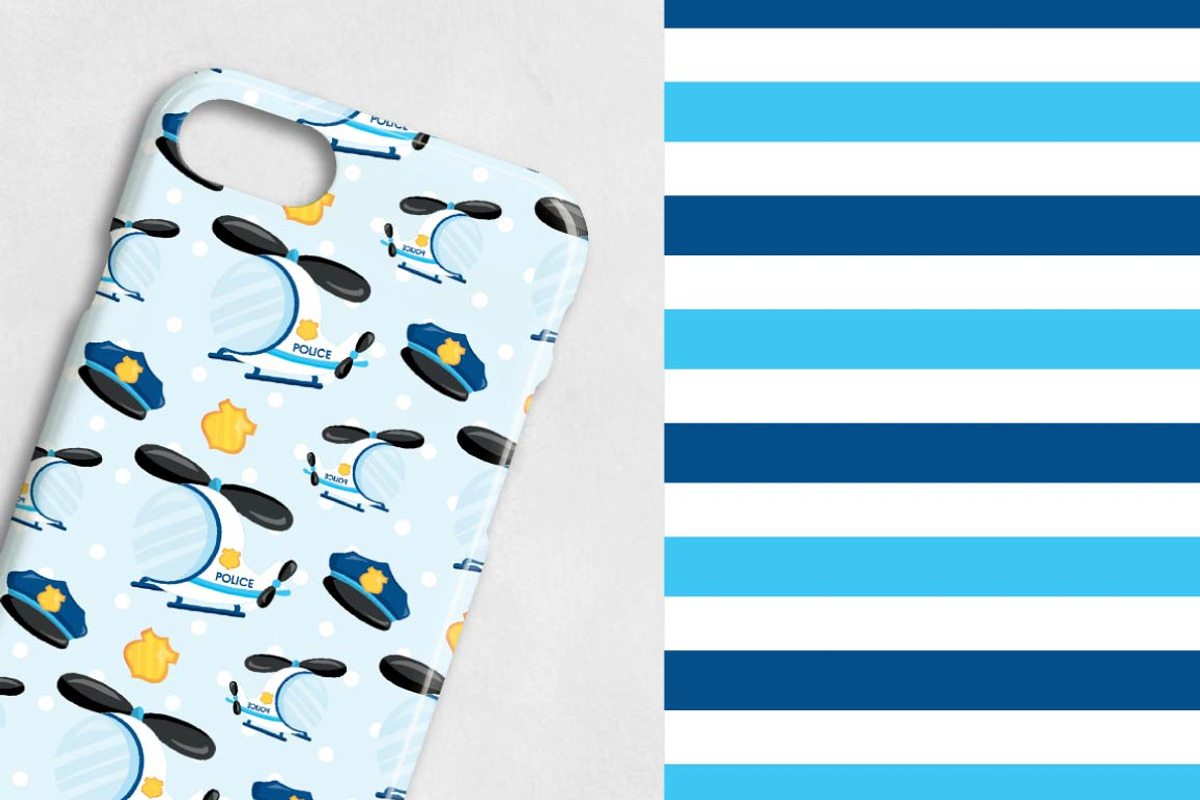 POLICE Pattern collection, a Pattern Graphic by PrettyPatterns
