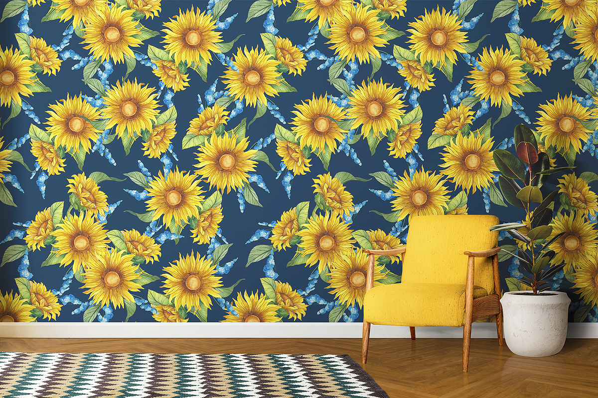 Sunflower watercolour collection., a Decorative Illustration by DamriNa art (Photo 8 of 10)