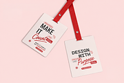 Conference Badge Mockup, an Advertising Mockup by Custom.scene (Thumbnail 3 of 3)