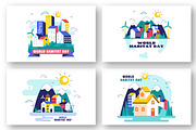 10 World Habitat Day Illustration, a Decorative Illustration by denayunebgt (Thumbnail 2 of 4)
