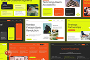 Fintech Bank Pitch Deck, a Presentation Template by Claymoon Lab (Thumbnail 2 of 7)