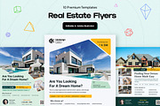 Real Estate Flyer Templates, a Flyer Template by PixelGaze (Thumbnail 1 of 13)