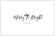 Merry & Bright Watercolor Botanicals, an Illustration by studioequinox (Thumbnail 2 of 10)