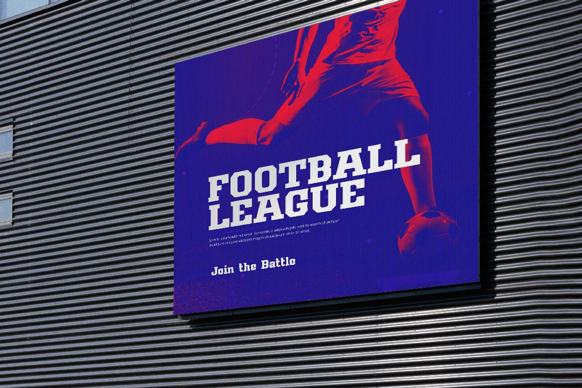 Dustforge Athletic Sports Font, a Slab Serif Font by Serbaneka Studio (Photo 4 of 8)