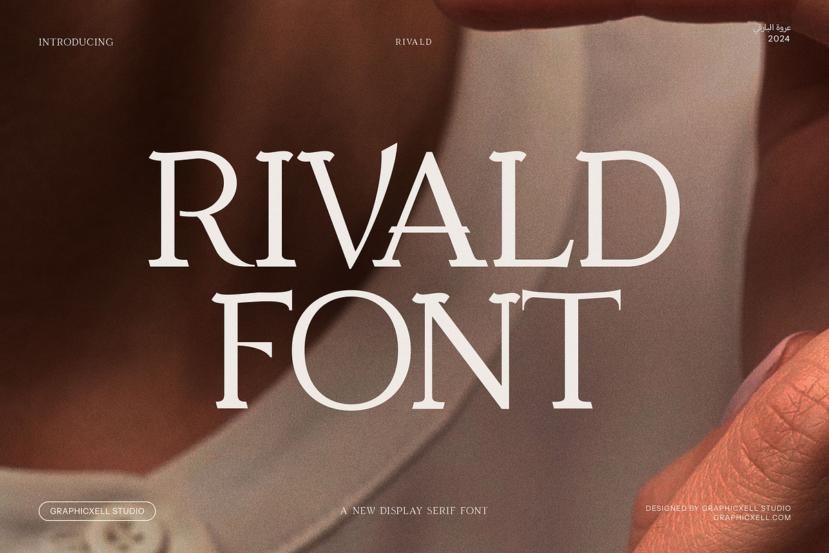 Rivald - Elegant Serif Font, a Serif Font by Graphicxell (Photo 1 of 8)