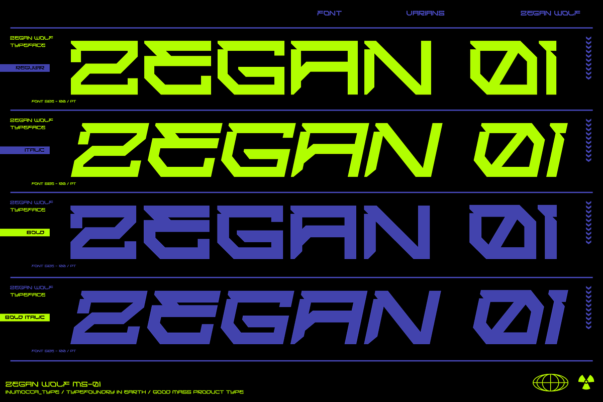 Zegan Wolf, a Sans Serif Font by inumocca_type (Photo 8 of 13)