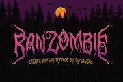Ranzombie, a Font by ilhamtaro (Thumbnail 1 of 11)